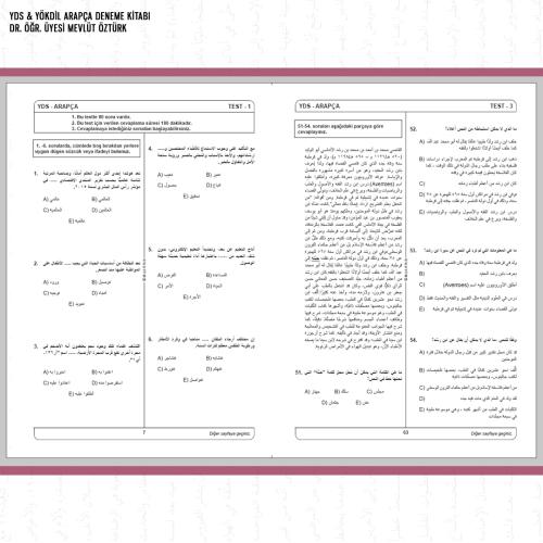 YDS-YÖKDİL Arapça Deneme Kitabı
